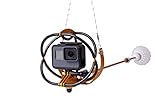 Kamerahalterung Verfolgerkamera (Chasecam) für Actioncam für Gleitschirm und Motorschirm (Paraglider, Powered Paraglider) zur Erstellung von Videos aus der Third Person Perspektive (orange)